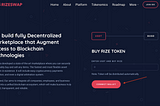 HOW TO PARTICIPATE IN RIZESWAP IDO USING METAMASK