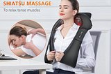 Relaxation with Robo Fingertips: Snailax Shiatsu Deep Kneading Massage Reviews