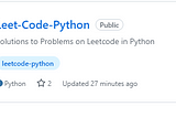 My LeetCode Solutions Repository: A High School Student’s Journey to Learning and Coding