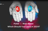 Discover the key differences between Flutter and React Native to decide which framework you should learn in 2024. Explore programming languages, performance, development experience, community support, and more to make an informed decision for your app development career.