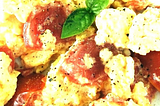 Scrambled — Fresh Tomato Parmesan Scramble