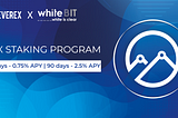 EVX Staking now Available With WhiteBit!