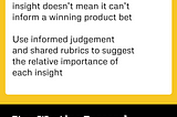 How much insight evidence is enough?