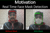 Real-Time Face Mask Detector Model using Keras, Tensorflow, MobileNet and OpenCV in Python.