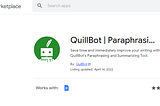 How to install Quillbot extension in Google Docs.