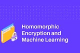 Homomorphic Encryption and Machine Learning