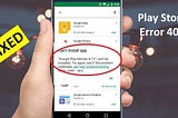 How To Fix Google Play Store Error 403?
