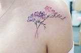 Freesia Flower Tattoo