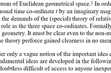 Einstein on the importance of x4=ict and Minkowski in the development of General Relativity.