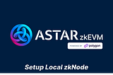 Try to setup Local zkNode
