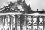 German Reichstag ablaze