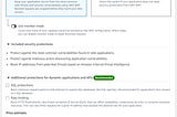 Amazon CloudFront Security Recommendations and One-Click Security Protections