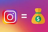 Making money from Instagram