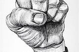 Mastering the Art of Capturing Power: A Step-by-Step Guide to Drawing a Fist Pencil Sketch