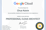 Getting Certified as a Google Cloud Professional Cloud Architect — 2021