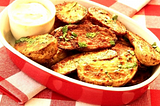 Air Fryer Fingerling Potatoes with Dip