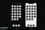 Black and White App Icon Pack for iPhone and iPad