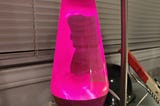 One of my girlfriends liked her lava lamp, but it was in Russia.