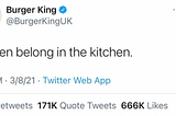 A tweet that backfired on Burger King