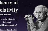 Como Einstein interpretava a geometria de Euclides? (Versão em português)