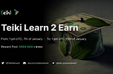 Teiki Learn 2 Earn — Total reward 5689 ADA