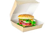 Protective, beautiful and econ-friendly burger boxes