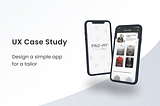 PRO-FIT — App for shopping by designing your own clothes (UX Case Study)