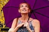 Ellen Hunter NYC Ayahausca Travel Brussels Umbrella Life AARP Age Over 50
