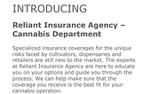 Insurance for Your Cannabis Business- Hear from an Insurance Agent