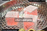 Hookah coals cube 25 mm
After 30 minutes of burning
Ash content 1.6%