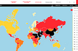 Visualising the World Press Freedom Index 2020 with Tableau