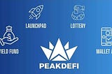 PEAKDEFI token utilities and burning
