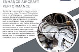 How Airplane Hydraulic Systems Enhance Aircraft Performance
