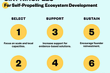 Six Principles to Foster Self-Propelling Entrepreneurial Ecosystems