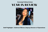 Staff Highlight: KPU Deputy of Operations, Vaishnavi Menon