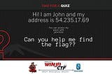 WINJA CTF: SSH