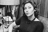 A black and white portrait of Clarice Lispector. She was a fascinating, beautiful woman.