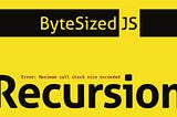 How recursion works in JavaScript