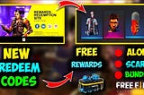 Free Fire redeem codes for india : how to use redeem codes for rewards on website