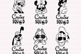 Bundle Cruise Squad Svg, Cruise Trip Svg, Family Vacation Svg, Mouse And Friends Svg, Magical Kingdom Svg, Vacay Mode Svg, Family Trip Shirt