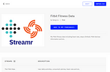 Sell wearable-devices-producing data on the Streamr marketplace