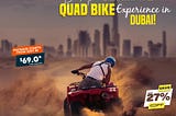 Quad Biking: Desert Safari Adventures in Dubai! Book Now!