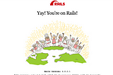 Ruby on Rails application default page