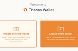 Staking Tezos ($XTZ): How to delegate Tezos on Thanos wallet web-extension with Ledger Nano