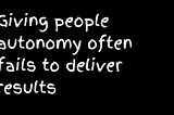 The 3 things required to make autonomy work