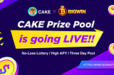💎 Bigwin x CAKE Pool 🥞 Is Live! 🧭