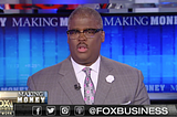 Fox News Host Charles Payne Sheds His Suit