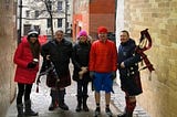 Bagpipes and Beans in Scotland