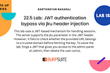 22.5 Lab: JWT authentication bypass via jku header injection