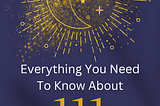 111 Angel Number Meaning